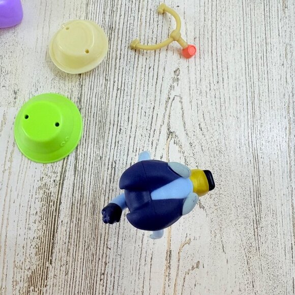 Bluey with HATS Flat Ears Chip Shop Hat Nurse Doctor Fishing Dress Up Set NEW - Picture 8 of 10